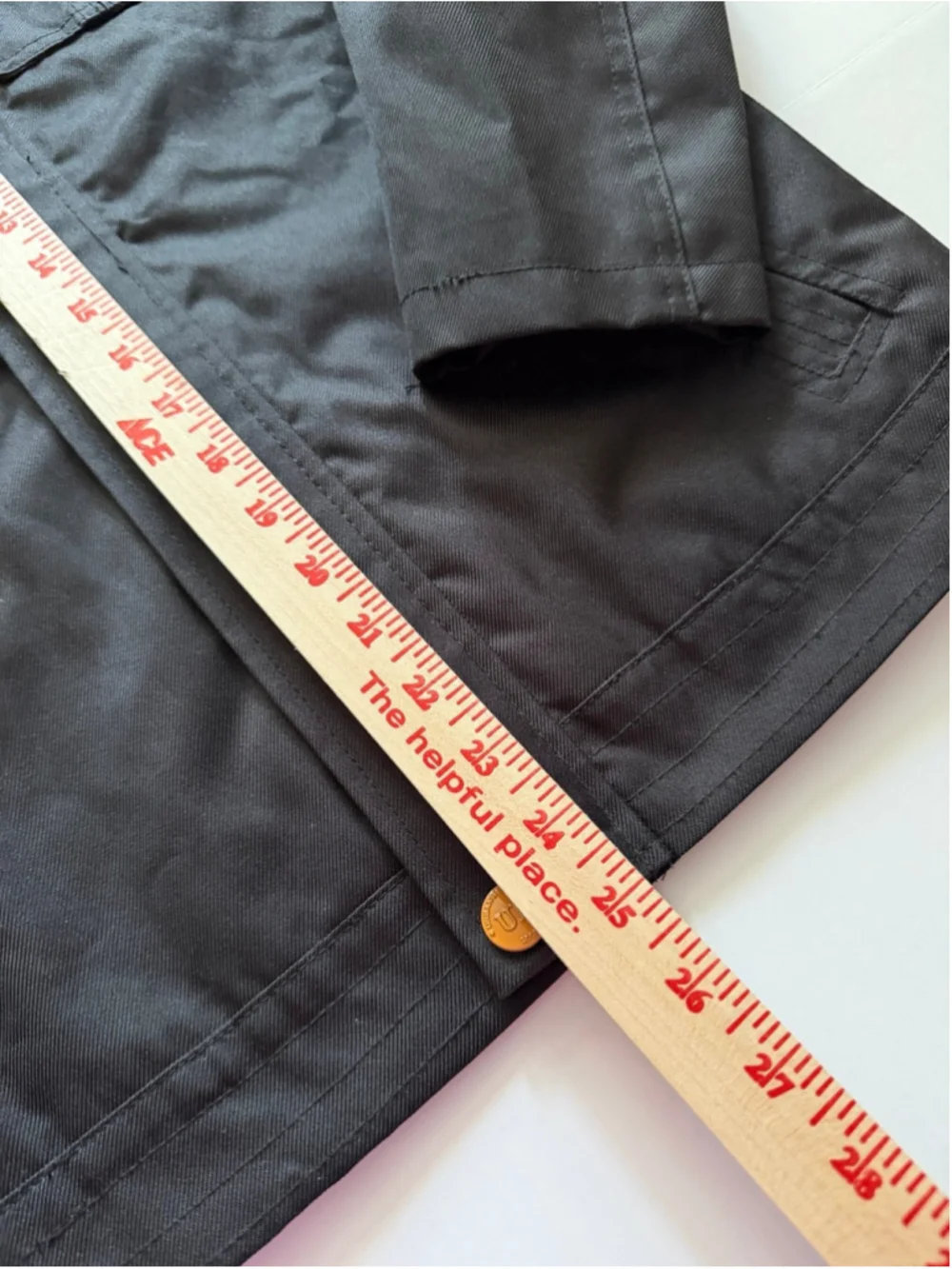 Urban Republic black hooded boys utility jacket with orange lining sz 14/17